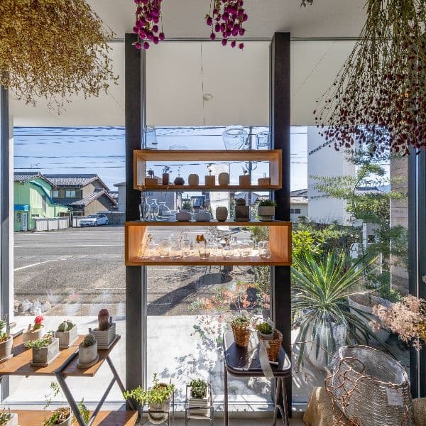 クラフト雑貨店の店内