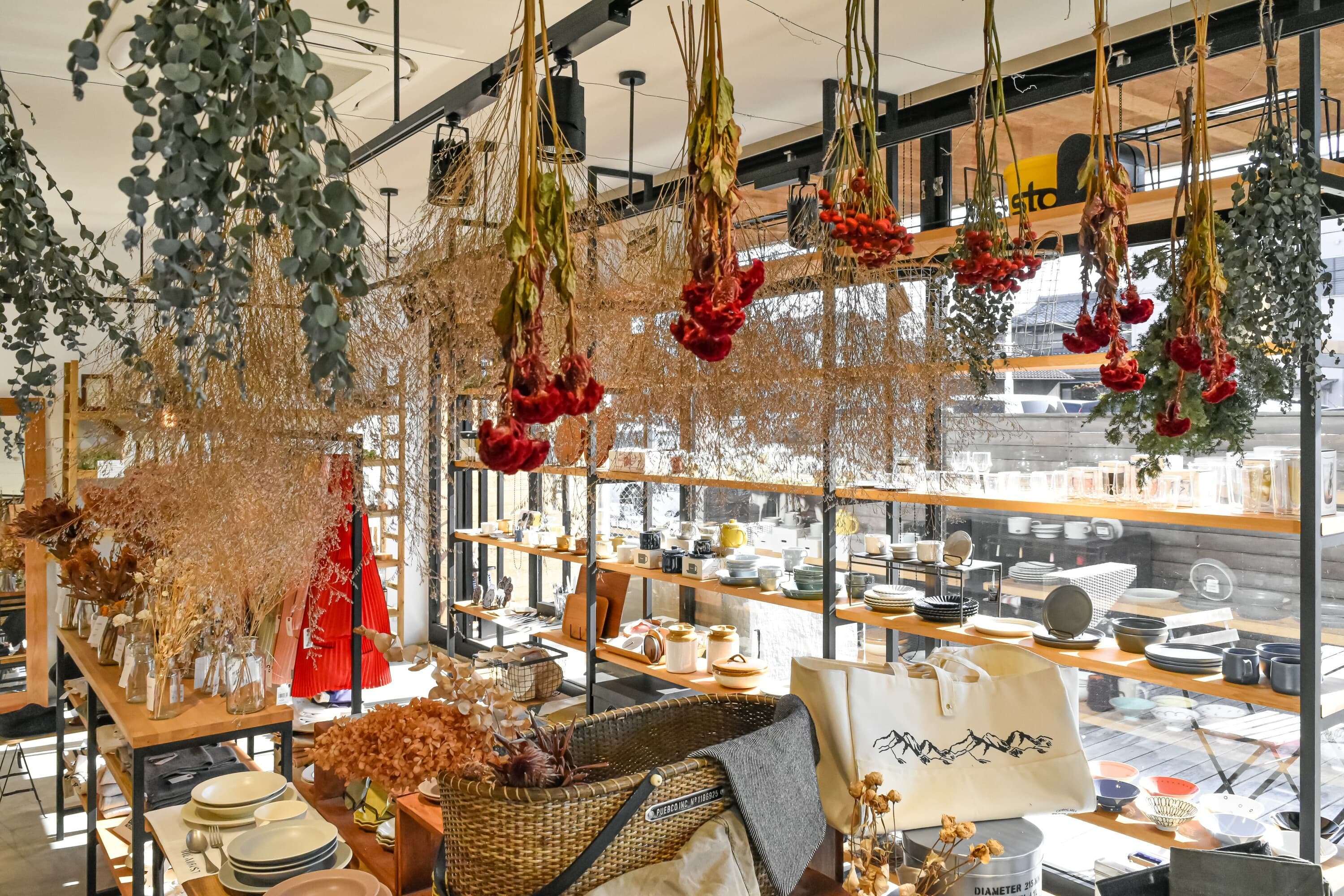 クラフト雑貨店鈴鹿のショップ内