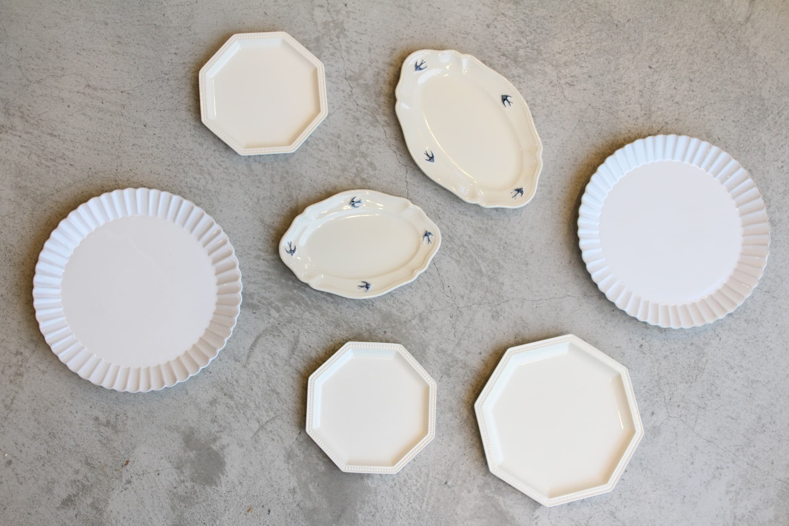 クラフト雑貨店のお皿